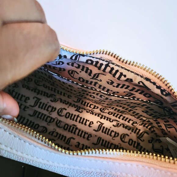 Juicy Couture Baby Pink Shoulder Bag | NWT | Y2K Coquette w/ Gold Lock - Picture 12 of 15